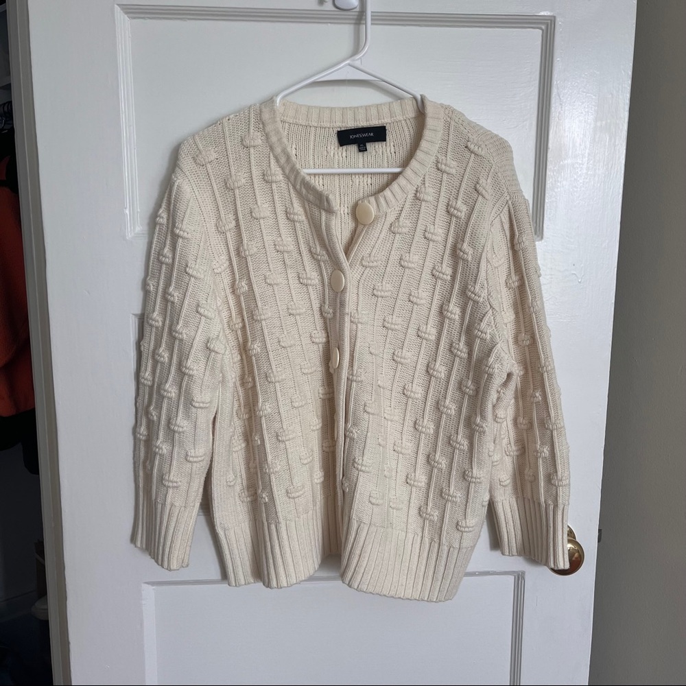 Heavy knit cardigan